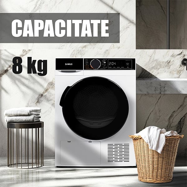 Samus Uscator de rufe Uscător de Rufe Samus SADP-835 | 8kg, 15 programe, Roșu