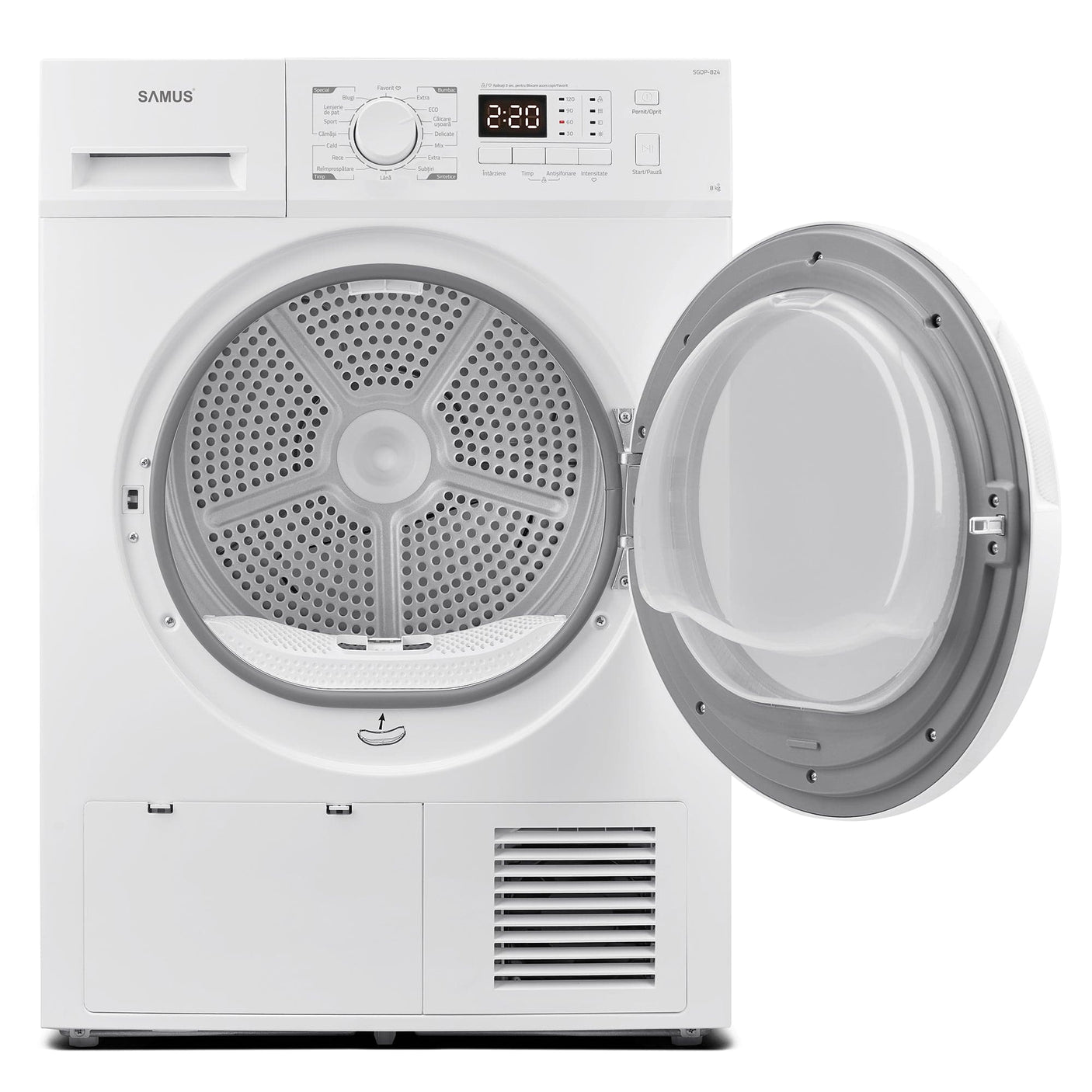 Samus Uscator de rufe Uscător de Rufe Samus SGDP-824 | 8kg, 16 programe, Roșu