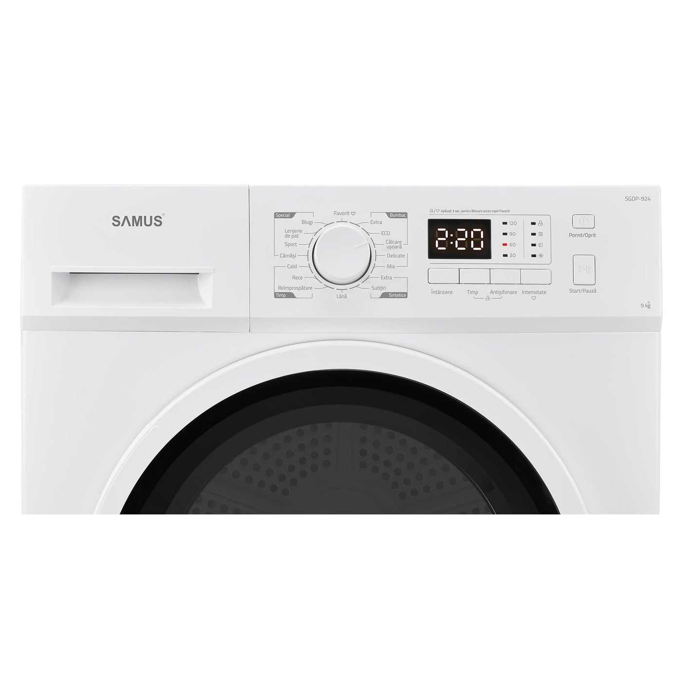 Samus Uscator de rufe Uscător de Rufe Samus SGDP-924 | 9kg, 16 programe