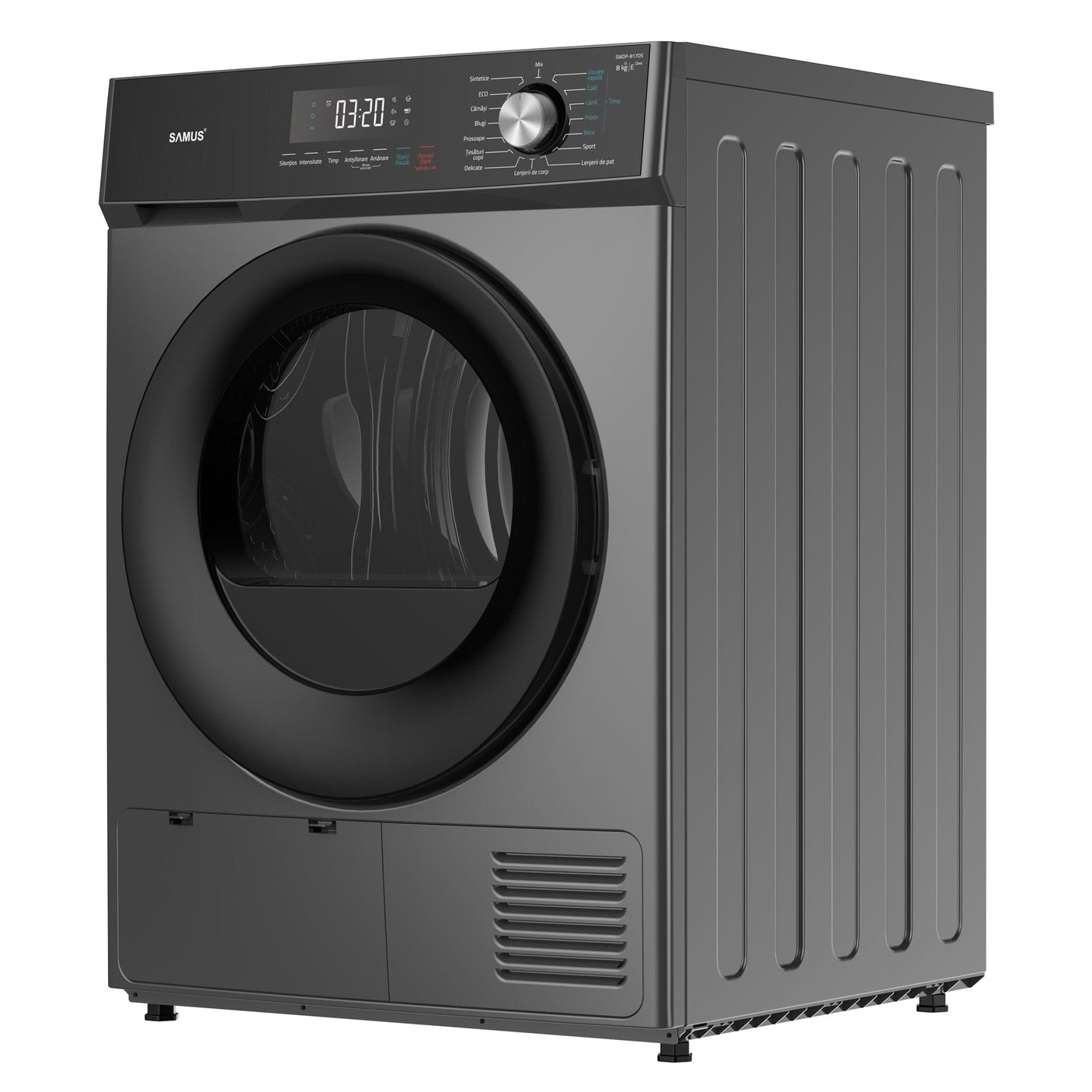 Samus Uscator de rufe Uscător de Rufe Samus SWDP-817DS | 8kg, 16 programe, Roșu