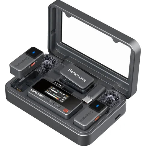 Kit microfon wireless Saramonic Air-01, 3.5mm TRS2 x mic; 1 x receptor, carcasa incarc.
