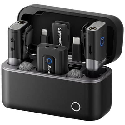 Microfon Wireless Saramonic Blink Me B2T | 2TX, Touchscreen, 2.4GHz
