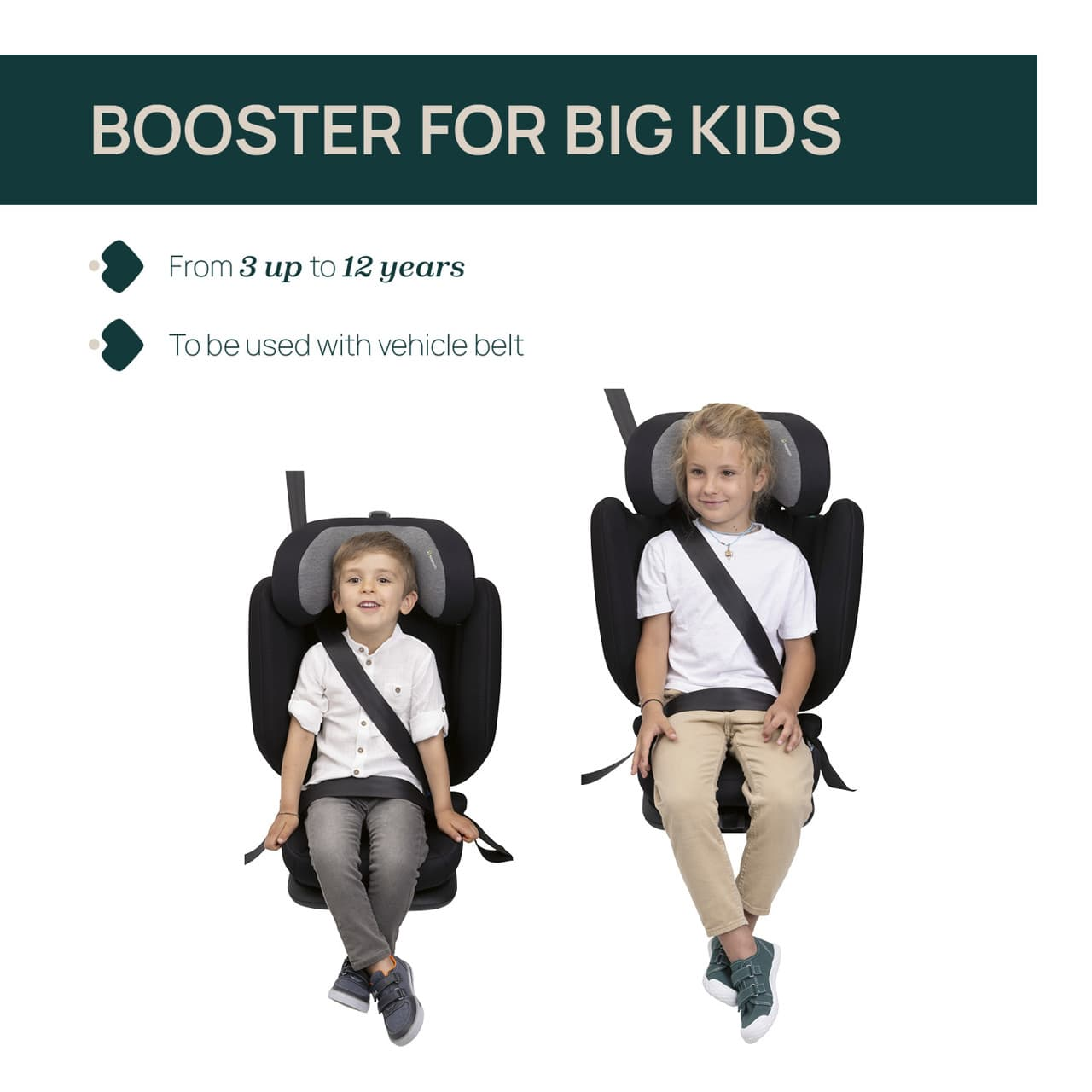 Chicco Puericultură Scaun Auto Chicco Fold&go I-size 8711775-8 | Isofix, Ever Green, 100-150cm, 3-12 Ani