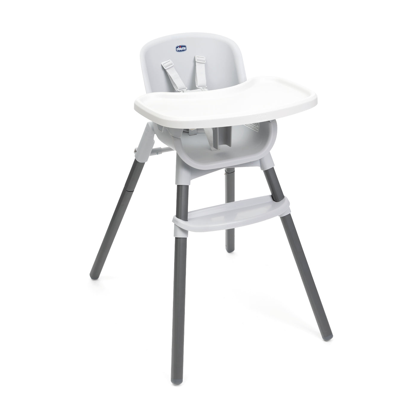 Scaun de Masa Chicco Evolutiv 3 în 1 Polly Zest, Moon Grey (gri), 6luni+