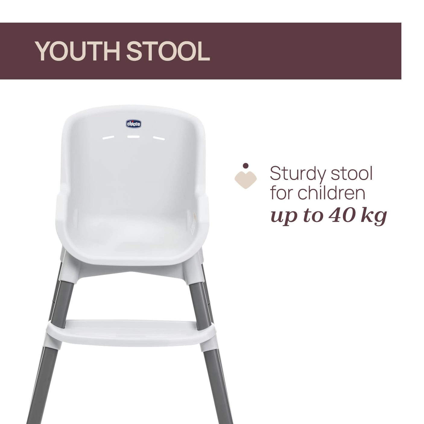 Chicco Puericultură Scaun Masa Chicco Polly Zest 8717077-8 | Evolutiv 3 in 1, Moon Grey, 6 Luni+