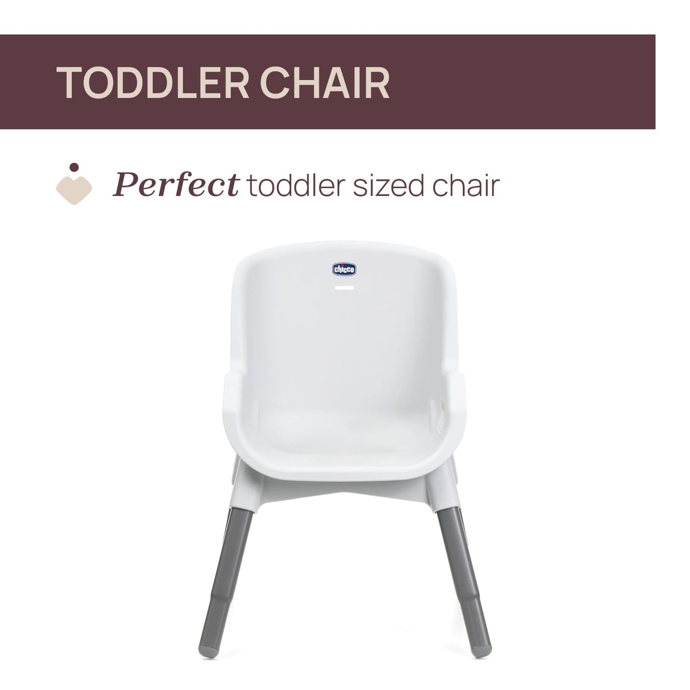 Chicco Puericultură Scaun Masa Chicco Polly Zest 8717077-8 | Evolutiv 3 in 1, Moon Grey, 6 Luni+