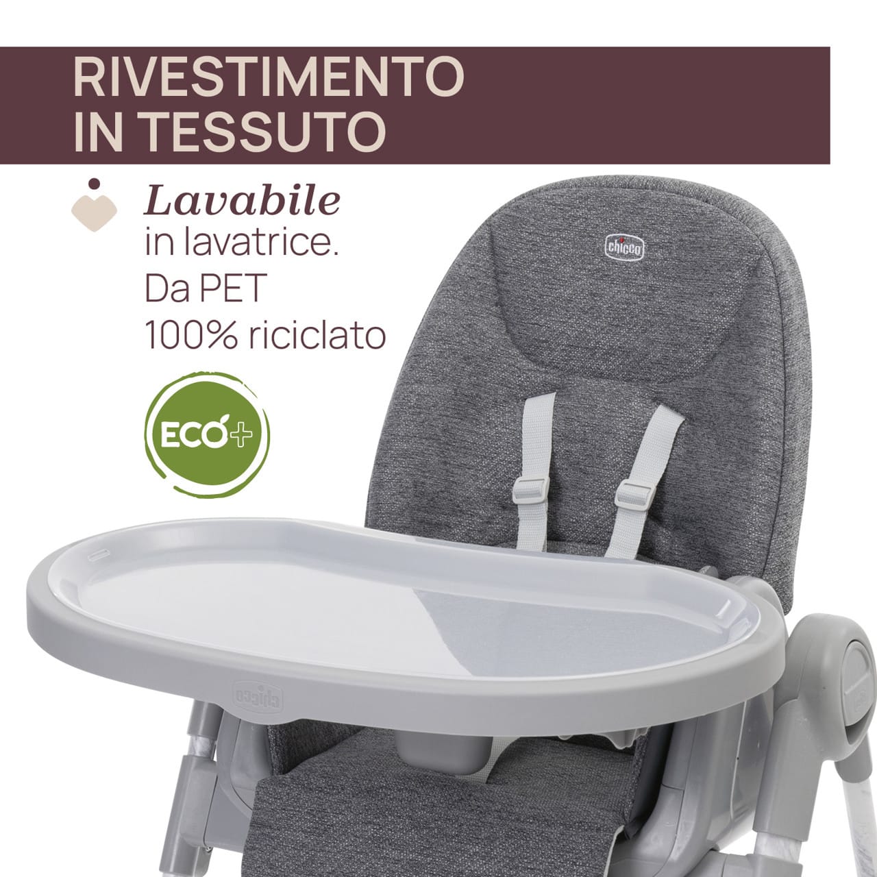 Chicco Puericultură Scaun de Masa Chicco Polly Armonia 8714043-8 | Carrara, 0 Luni+