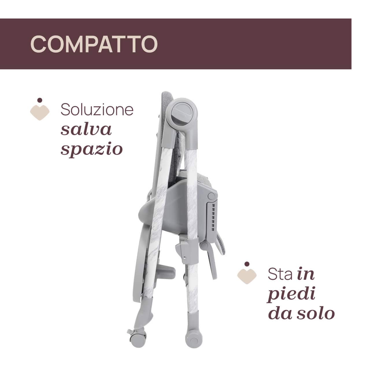 Chicco Puericultură Scaun de Masa Chicco Polly Armonia 8714043-8 | Carrara, 0 Luni+