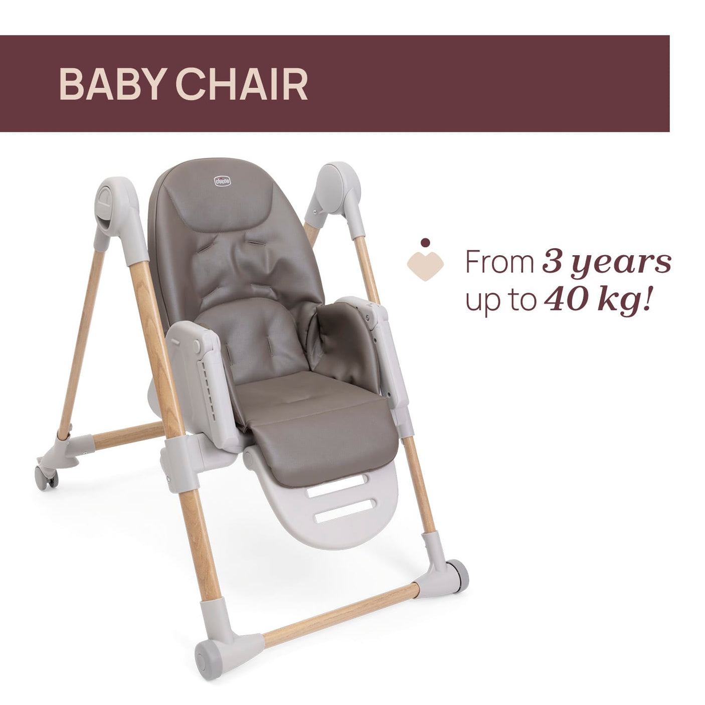 Chicco Puericultură Scaun de Masa Chicco Polly Armonia 8714061-8 | Scandinavian, 0 Luni+