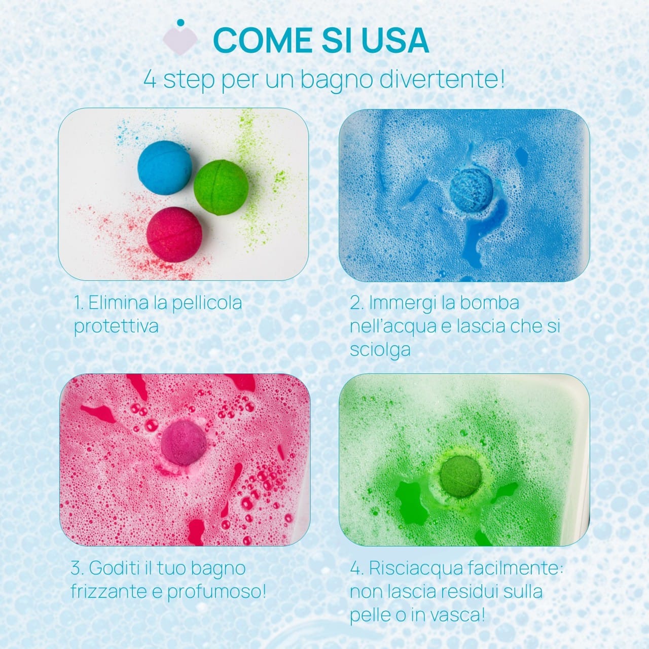 Chicco Îngrijire bebe Set Bombe Efervescente de Baie Chicco Pop 12381-9 | 3 Bucati, 3ani+