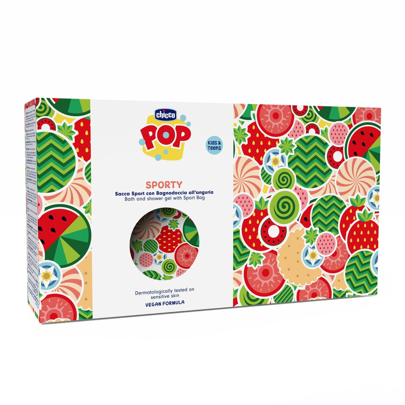 Chicco Îngrijire bebe Set Chicco Pop 1281010-9 | Gel de Dus Aroma Prajitura Vanilie, Borseta, 300ml, 6ani+