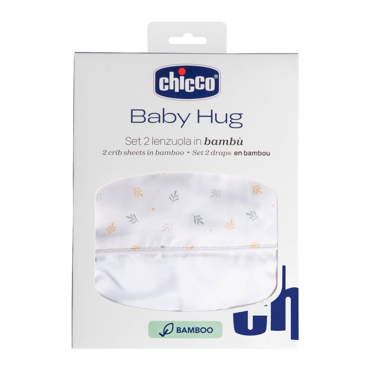 Chicco Îngrijire bebe Set Lenjerie Chicco Baby Hug 0112535-8 | Fibra Bambus, Foliage, 0 Luni+