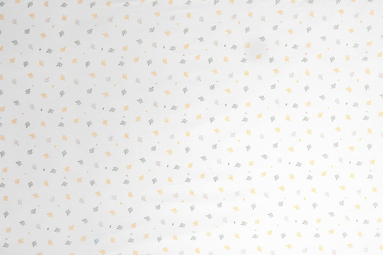 Chicco Puericultură Lenjerie Patut Chicco Next2Me Forever 0112335-8 | Fibra Bambus, Foliage, 0 Luni+