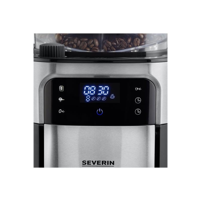 Severin Cafetieră Severin KA 4814, inox/negru, design modern, ușor de utilizat