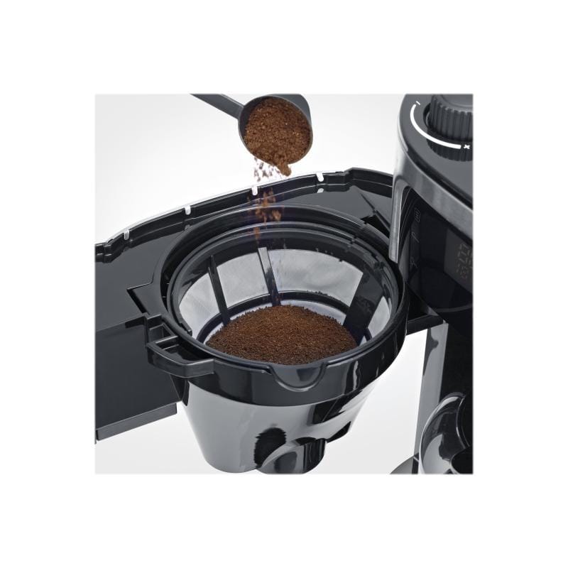 Severin Cafetieră Severin KA 4814, inox/negru, design modern, ușor de utilizat