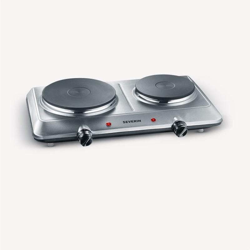 Severin Plită electrică dublă Severin DK 1014, alb, 2 zone de gătit, compactă și portabilă