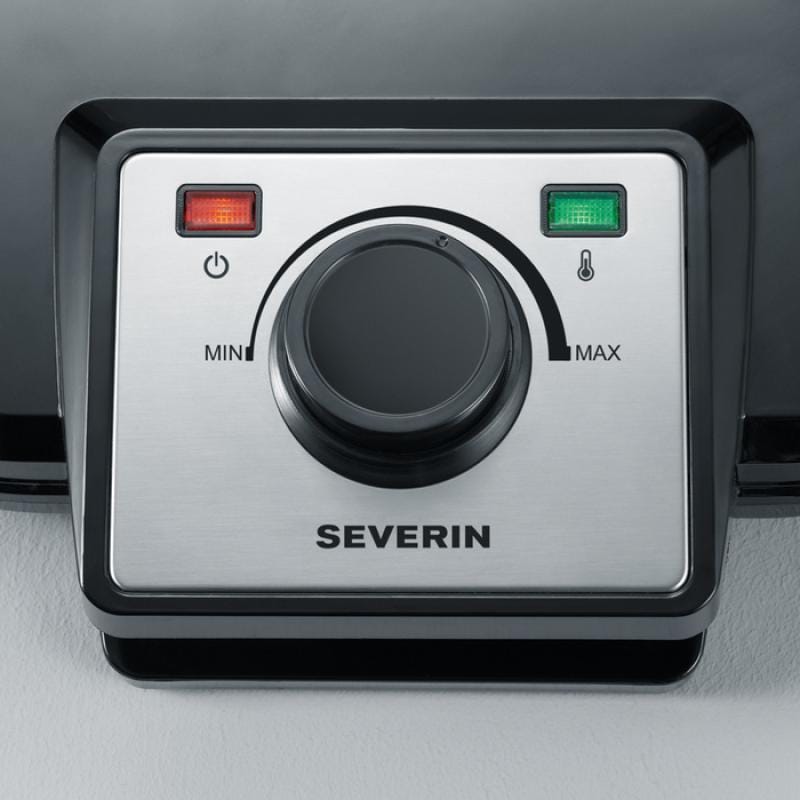 Severin Aparat de făcut vafe dublu Severin WA2106, 1200 W, negru