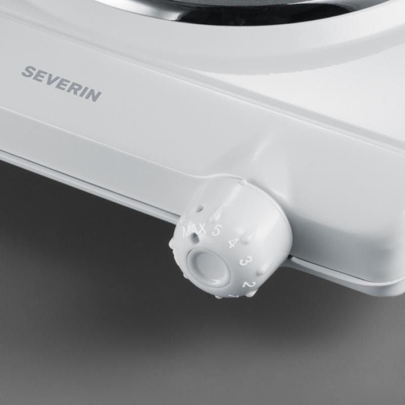 Severin Plită electrică simplă Severin KP 1091, albă, compactă pentru gătit rapid în spații mici