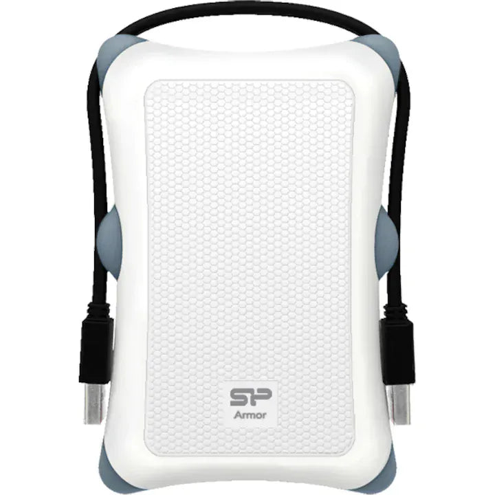 Silicon power HDD Extern HDD Silicon power SP010TBPHDA30S3 | 1TB, Alb, Portabil