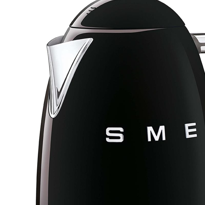 SMEG Fierbător electric SMEG KLF03BLEU, 1,7 l, negru, design retro, încălzire rapidă