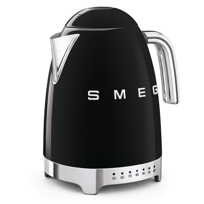 SMEG Fierbător electric SMEG KLF04BLEU, negru, design retro, temperatură reglabilă