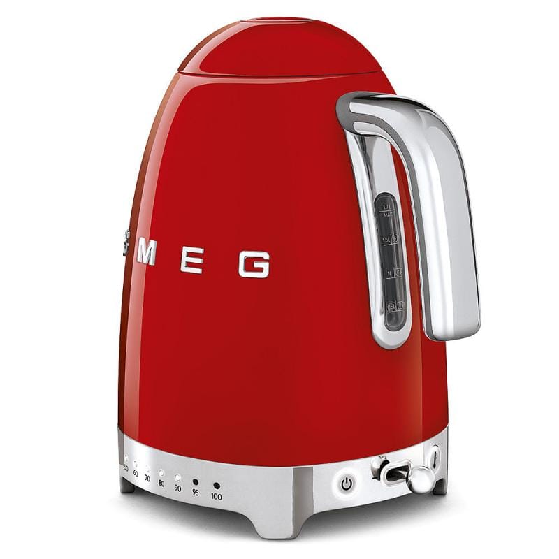 SMEG Fierbător electric SMEG KLF04RDEU, roșu, design retro, încălzire rapidă apă