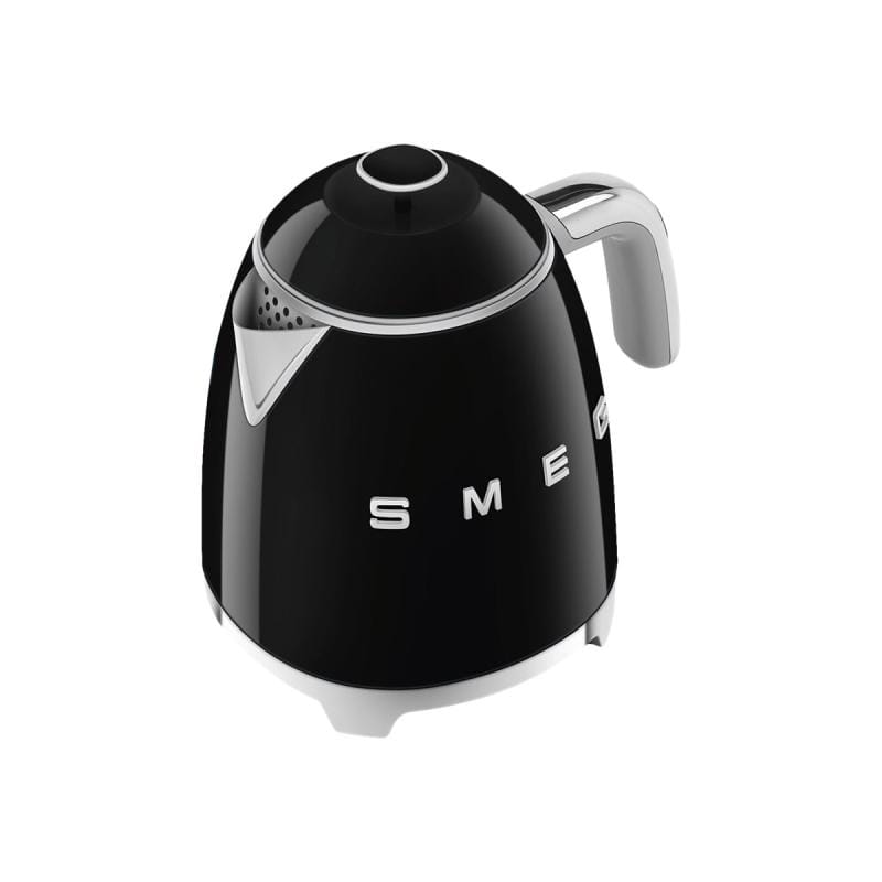 SMEG Fierbător electric SMEG KLF05BLEU Mini 0,8 L, negru, design retro, compact pentru bucătărie și birou