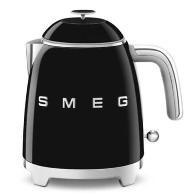 SMEG Fierbător electric SMEG KLF05BLEU Mini 0,8 L, negru, design retro, compact pentru bucătărie și birou