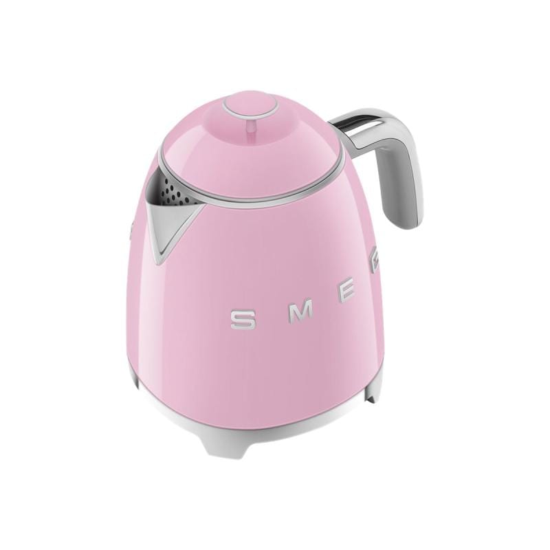 SMEG Fierbător electric SMEG KLF05PKEU Mini 0,8 L, Roz, Design Retro, Compact pentru Bucătărie și Birou