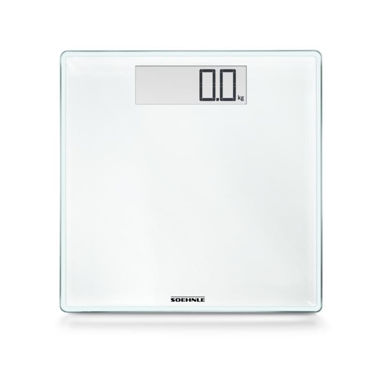 Leifheit Cântar digital de baie Soehnle Style Sense Comfort 100, alb, afișaj clar, platformă stabilă (63853)