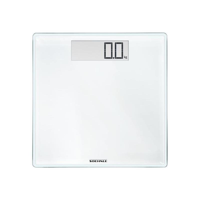 Leifheit Cântar digital de baie Soehnle Style Sense Comfort 100, alb, afișaj clar, platformă stabilă (63853)