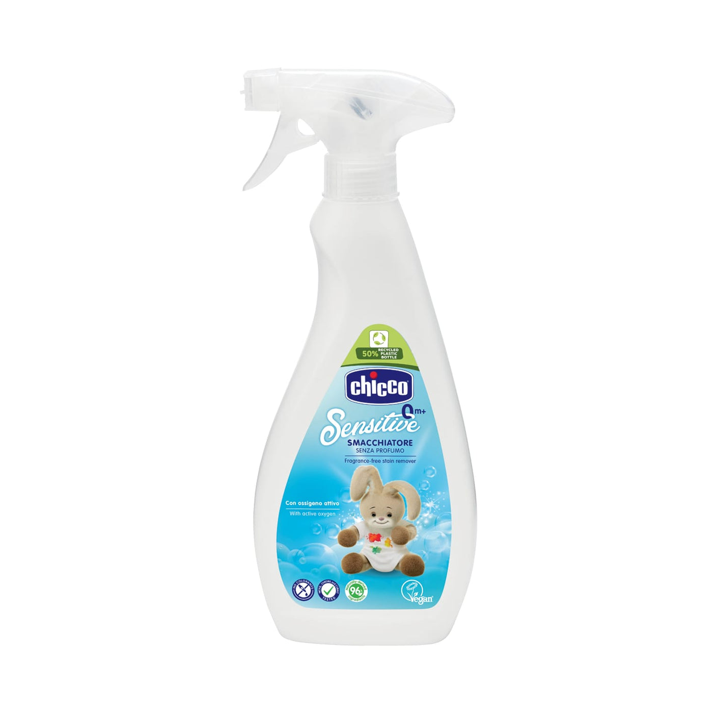 Chicco Îngrijire bebe Solutie Curatare Chicco 10102-7 | Vegana, Indepartare Pete, Pulverizator, 500ml, 0 Luni+