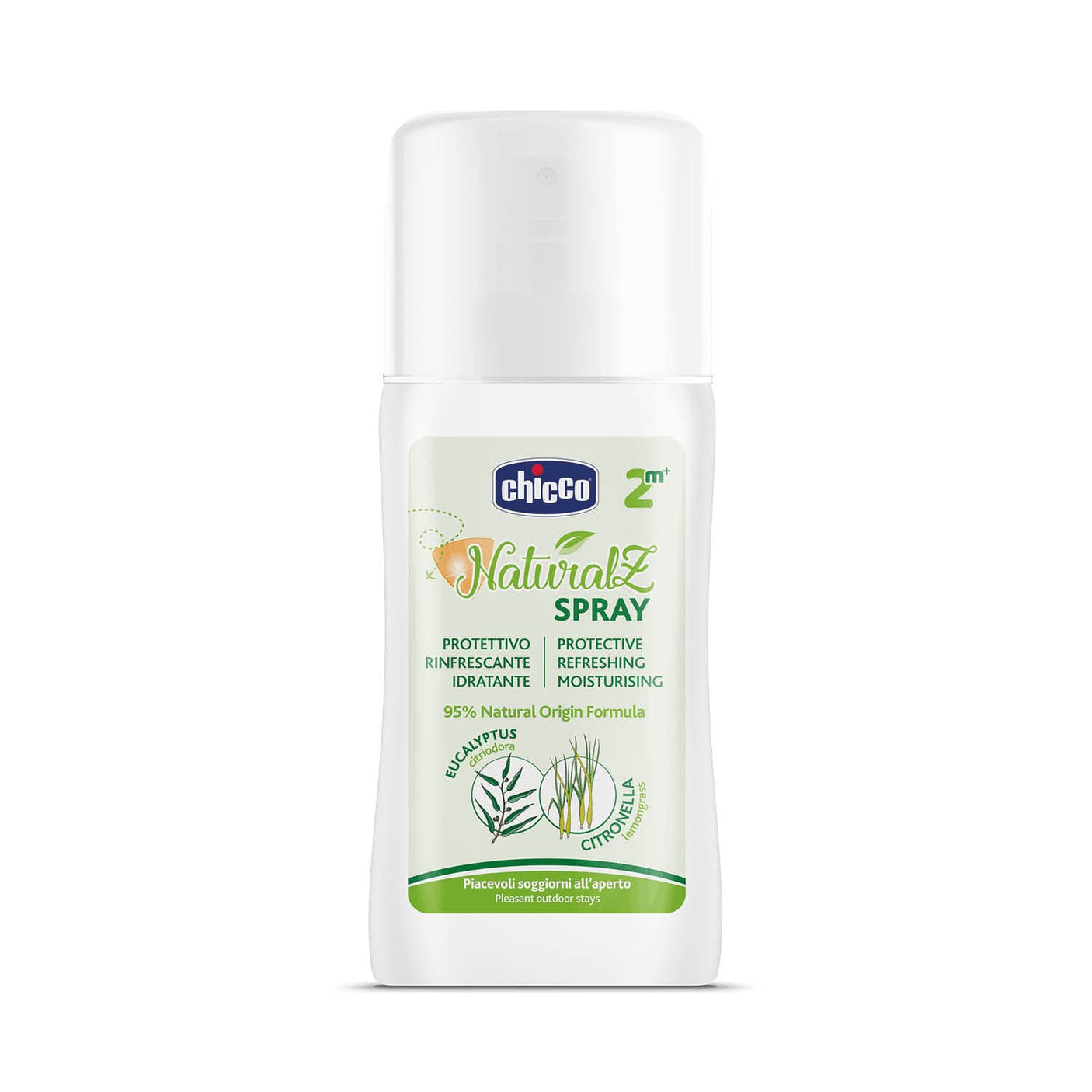 Chicco Puericultură Spray Protectie Naturala Chicco Naturalz 11596-9 | 100ml, 2 Luni+