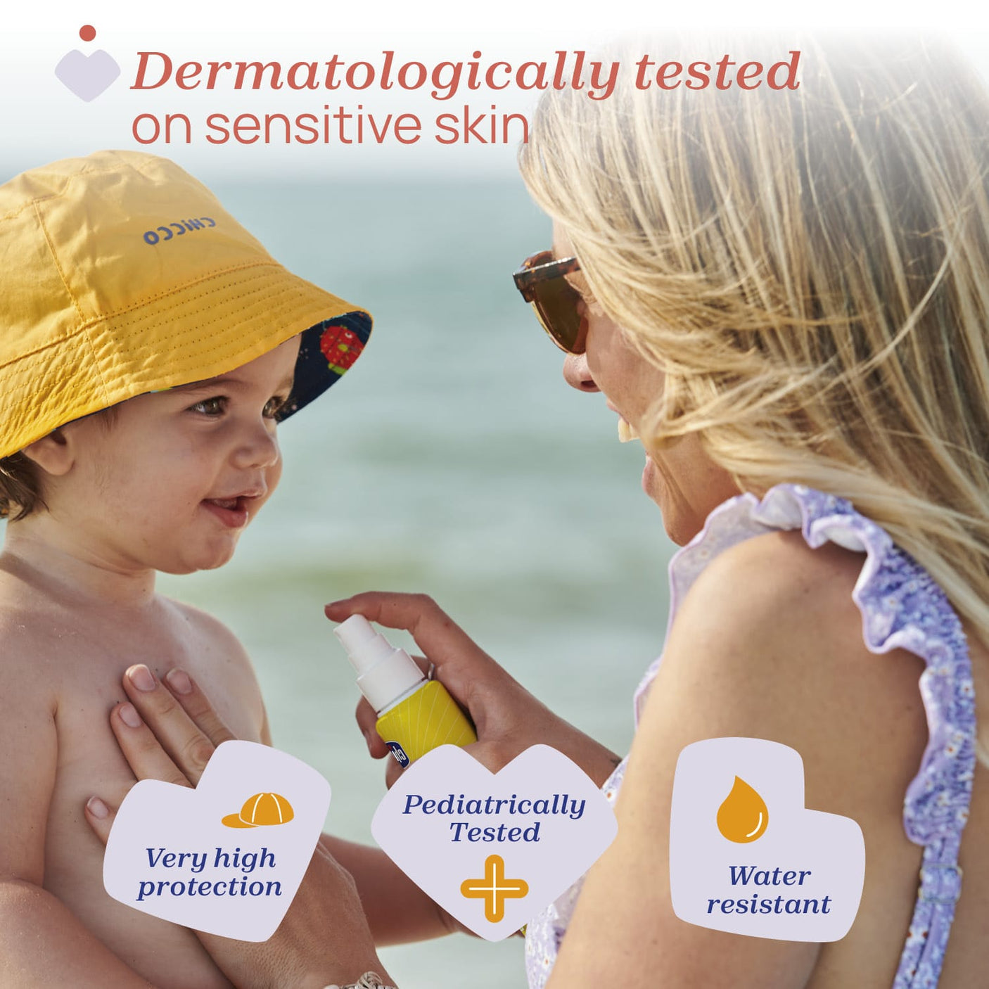 Chicco Puericultură Spray Protectie Solara Chicco Baby Moments 11260-9 | SPF 50+, 150ml, 0 Luni+