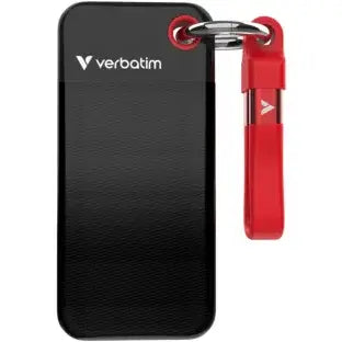 Pocket SSD USB 3.2 Gen 2 1TB Black/Red Verbatim