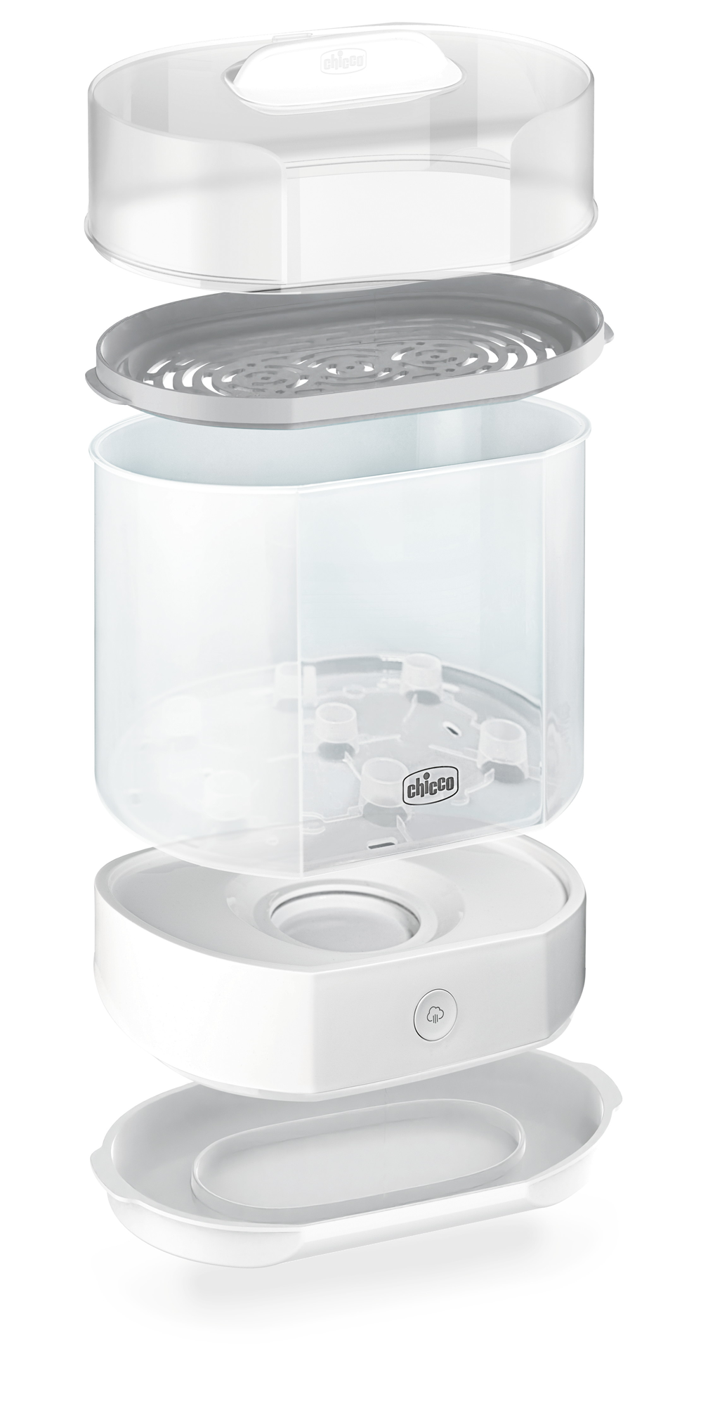 Sterilizator Electric cu Aburi Chicco 3 în 1 Steril Natural, 0luni+