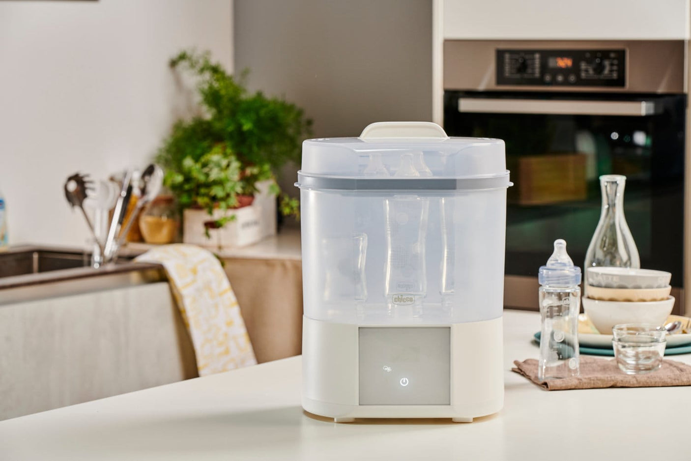 Chicco Alimentație bebe Sterilizator Electric Chicco 0739210-7 | Digital, Uscator, Biberoane, 0luni+