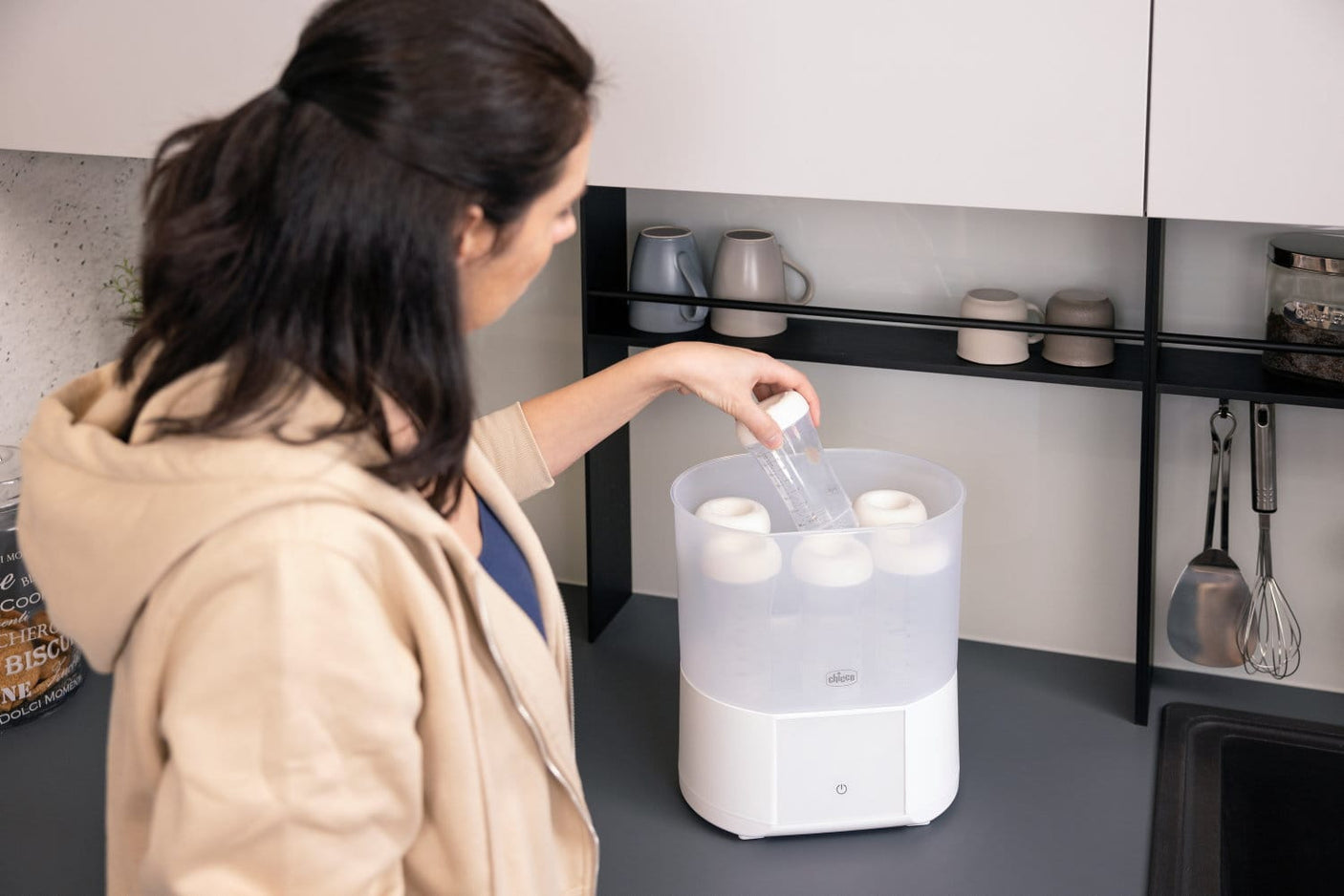 Chicco Alimentație bebe Sterilizator Electric Chicco 0739210-7 | Digital, Uscator, Biberoane, 0luni+
