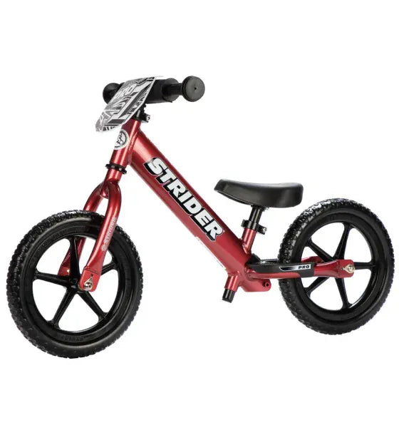 Strider Bicicleta fara pedale pentru copii Strider 12 Pro Balance 2-5 ani Negru Perlat