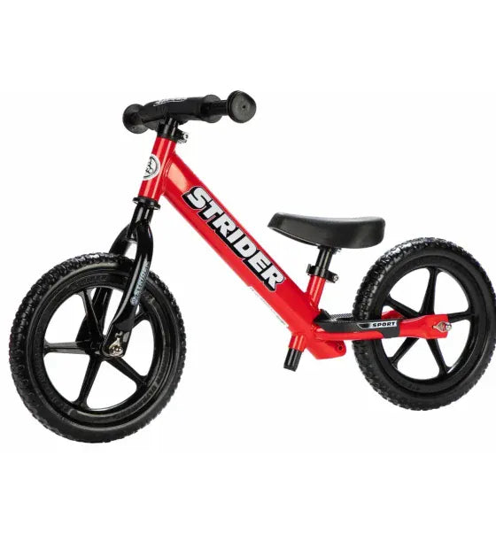 Strider Bicicleta fara pedale Strider 12 Sport Balance pentru copii intre 2 si 5 ani Negru