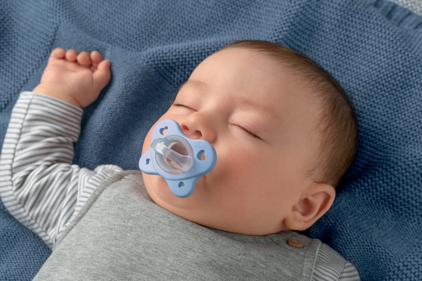 Chicco Alimentație bebe Suzeta Chicco Physioforma Dualsoft 7308861-7 | Anatomica, 2-6 luni, Bleu, 2buc