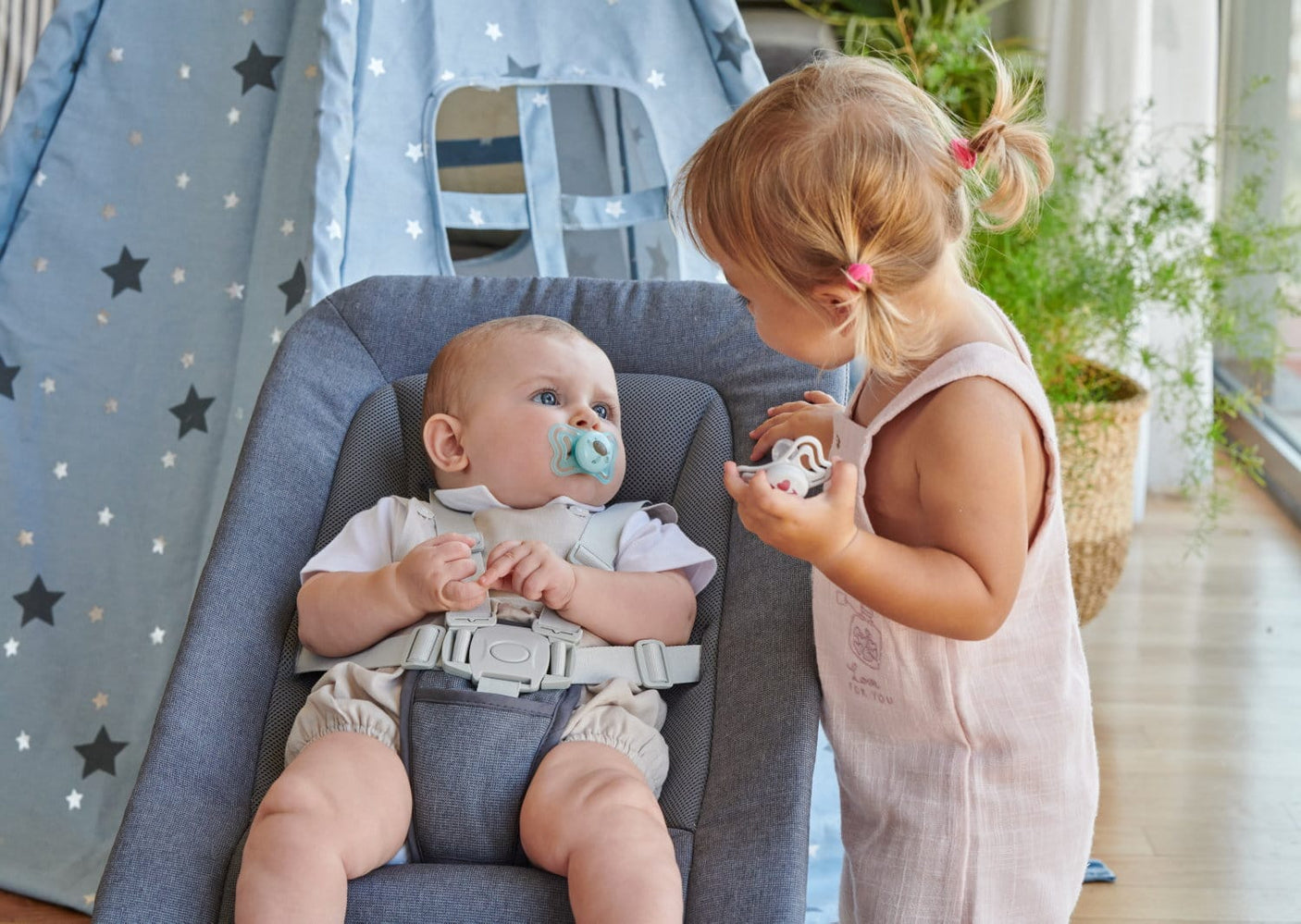 Chicco Alimentație bebe Suzeta Chicco Physioforma Light 7103821-7 | 2buc, Bleu, 6-16luni