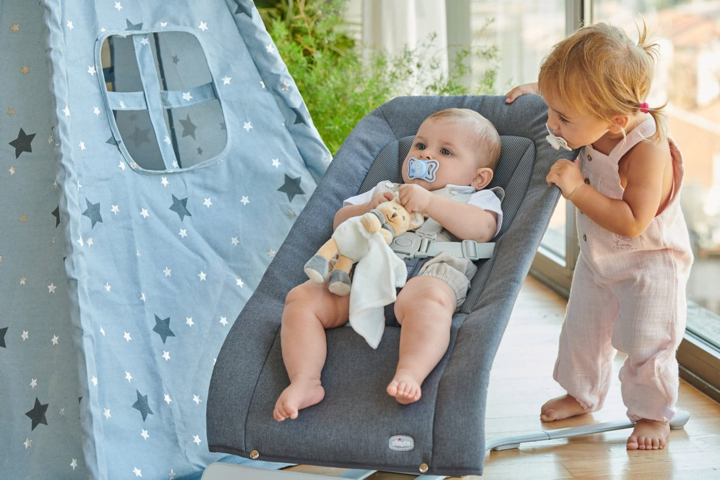 Chicco Alimentație bebe Suzeta Chicco Physioforma Light 7103821-7 | 2buc, Bleu, 6-16luni