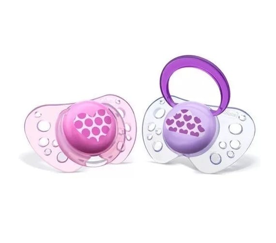 Chicco Alimentație bebe Suzeta Chicco Physio Air 75032-7 | 6-16 Luni, 2buc, Forma Anatomica, Roz