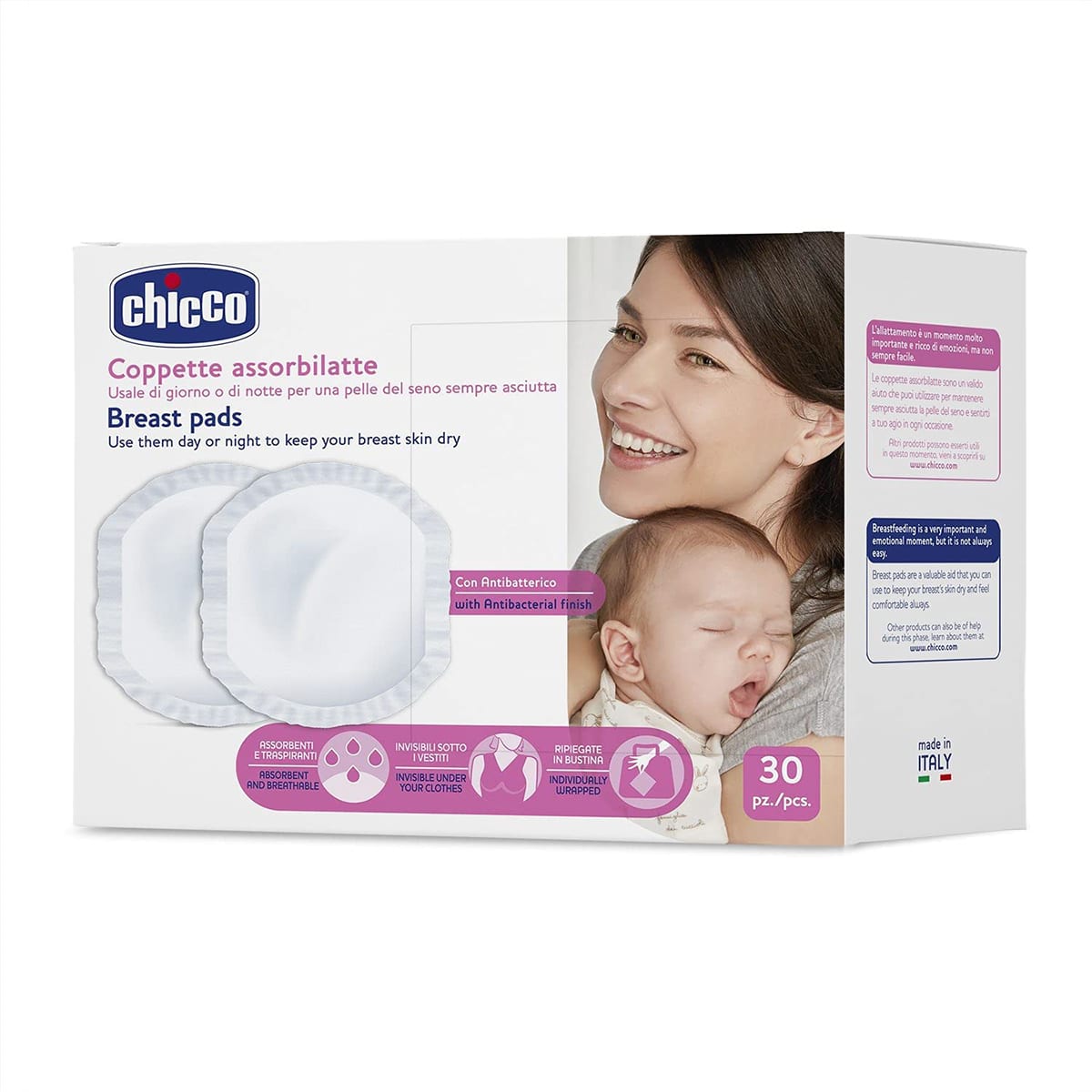 Chicco Îngrijire bebe Tampoane San Chicco 61779N-7 | 30 Bucati