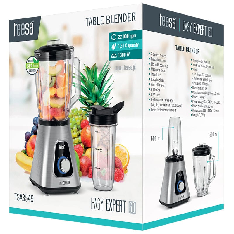 Teesa Blender Blender Profesional Teesa | 1300W, Inox
