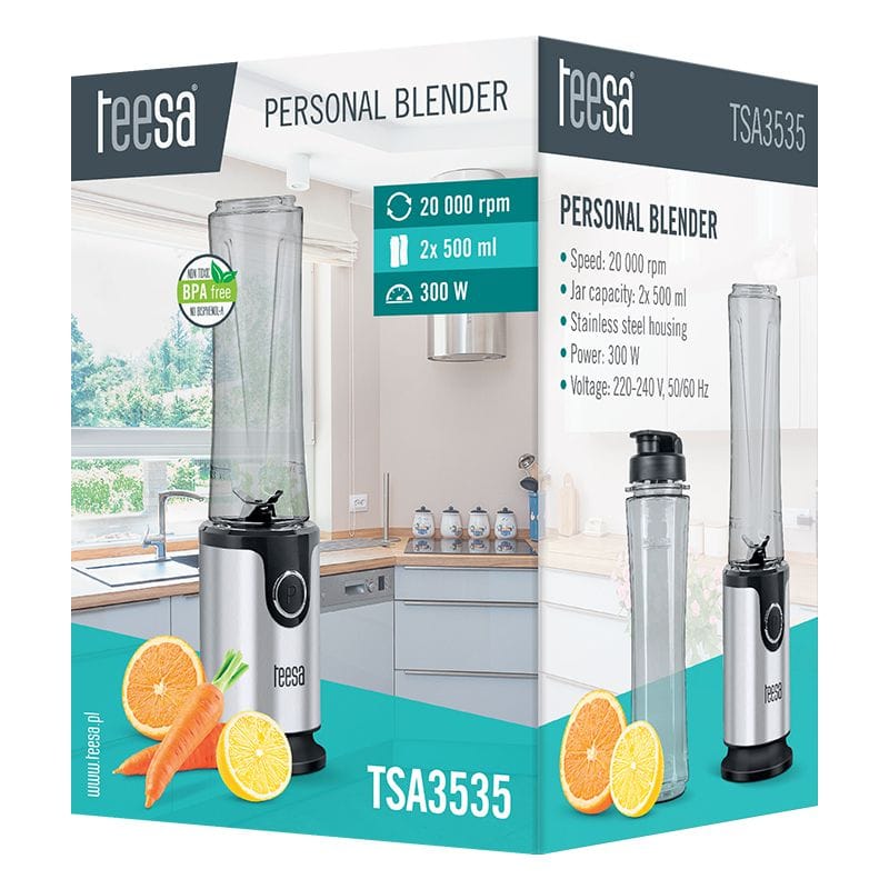 Teesa Blender Blender Profesional Teesa | 300W, 500ml, Inox