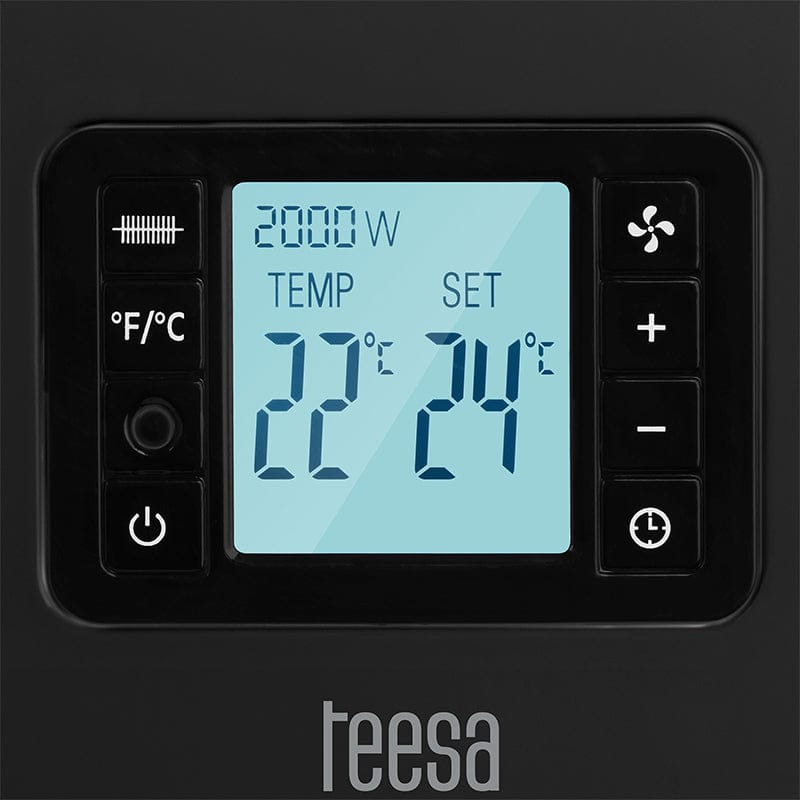 Teesa Convector Convector Teesa TSA8054-B | 2000W, 3.2kg, 145cm, 240V, Negru