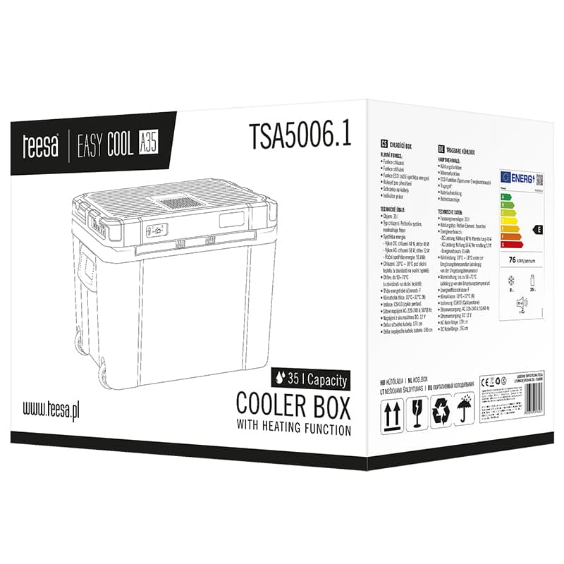 Teesa Lada frigorifica Ladă Frigorifică Teesa TSA5006.1 | 58W, 35L, 170cm, 12V, Portabil
