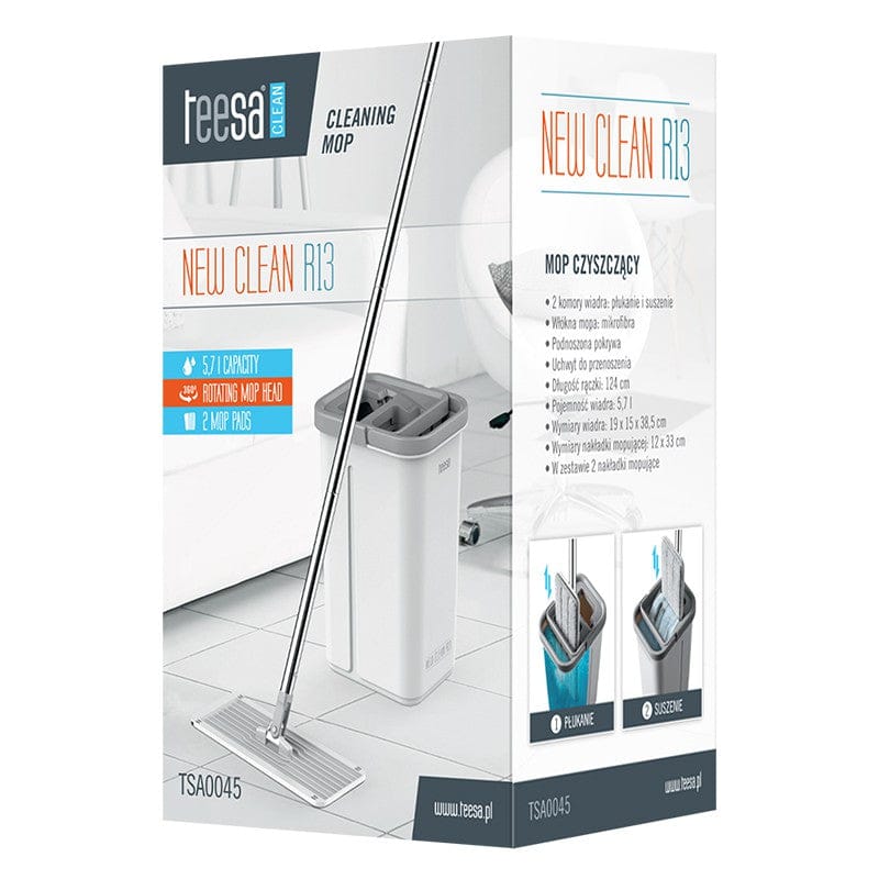 Teesa Mop Galeata Mop Galeata Teesa TSA0045 | 5.7L, 124cm, Roșu